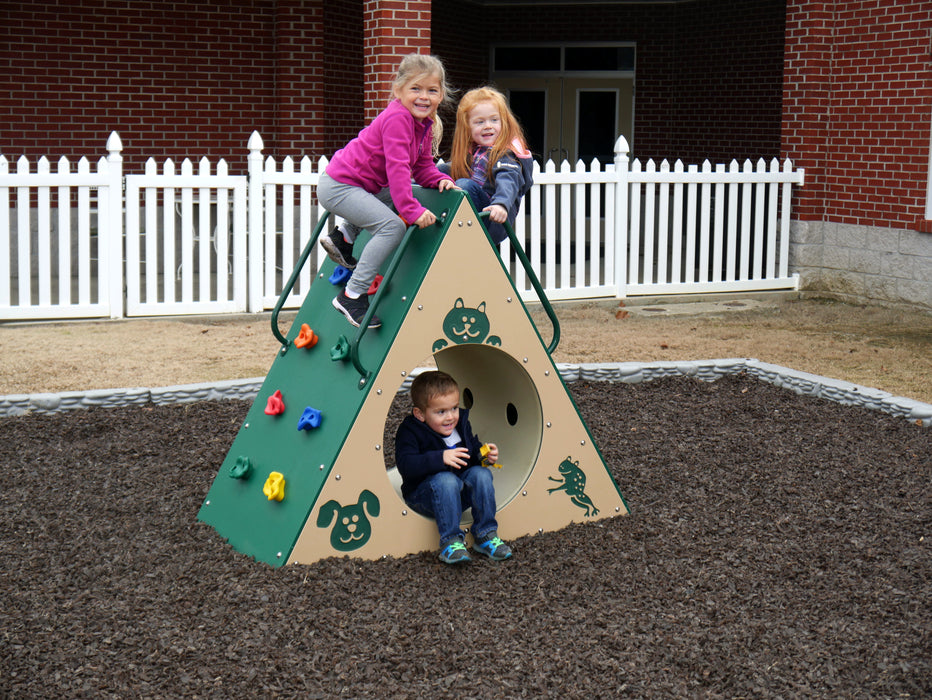 Infinity Playgrounds Climbing Wall with Tunnel