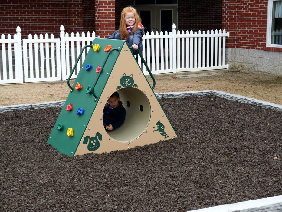 Infinity Playgrounds Climbing Wall with Tunnel