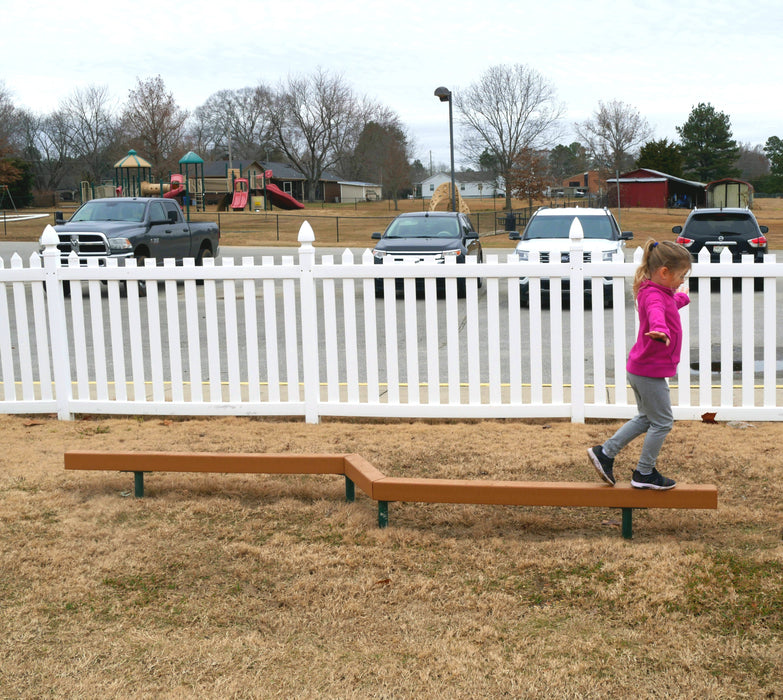 Infinity Playgrounds Balance Beam Zig Zag