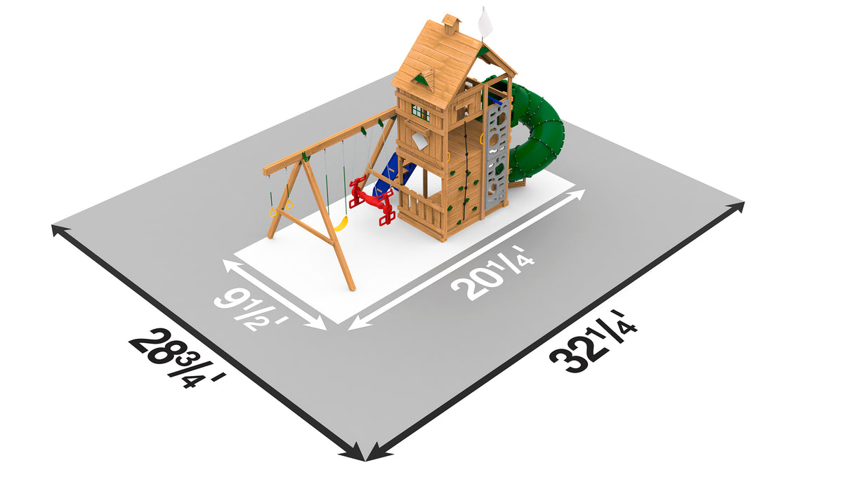 Playstar Ridgeline Gold Outdoor swing set