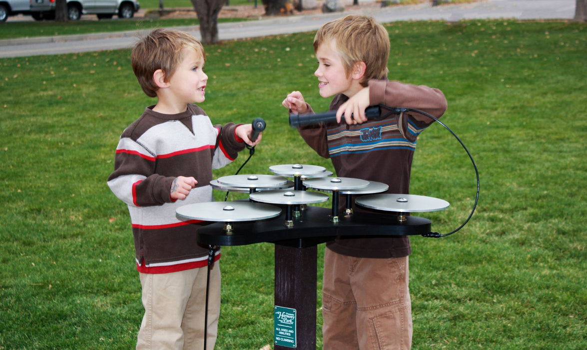 Lilypad Cymbals Outdoor Musical Park Instrument - Freenotes Harmony Park