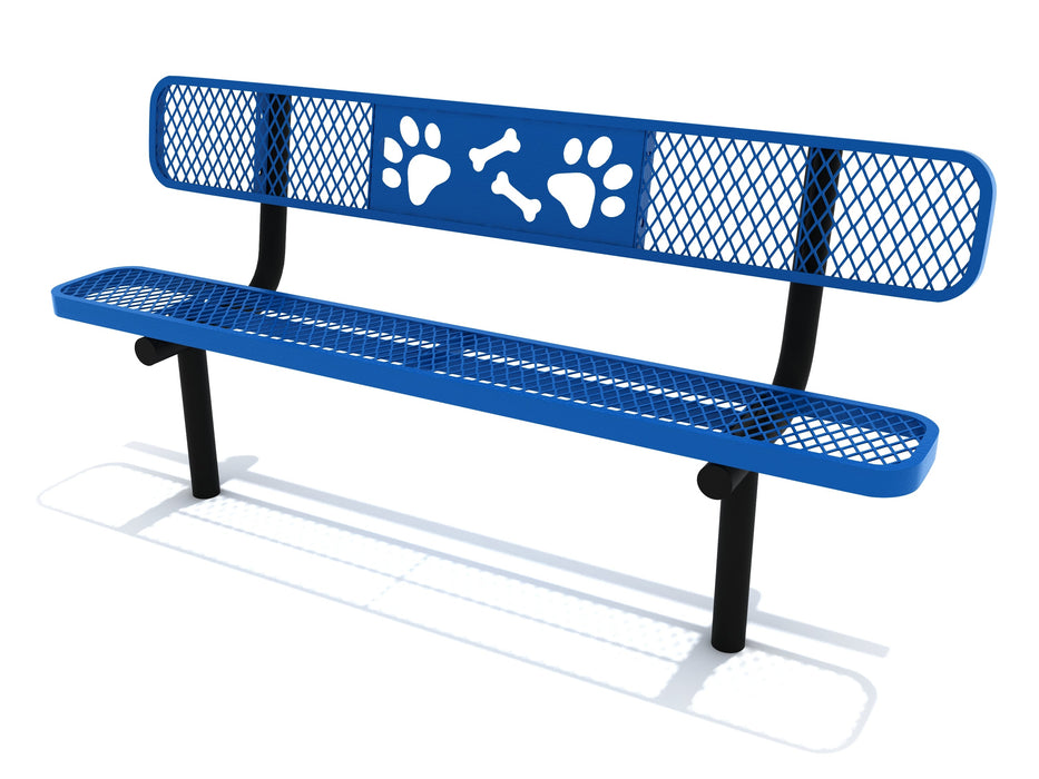 6 ft Dog Park Bench