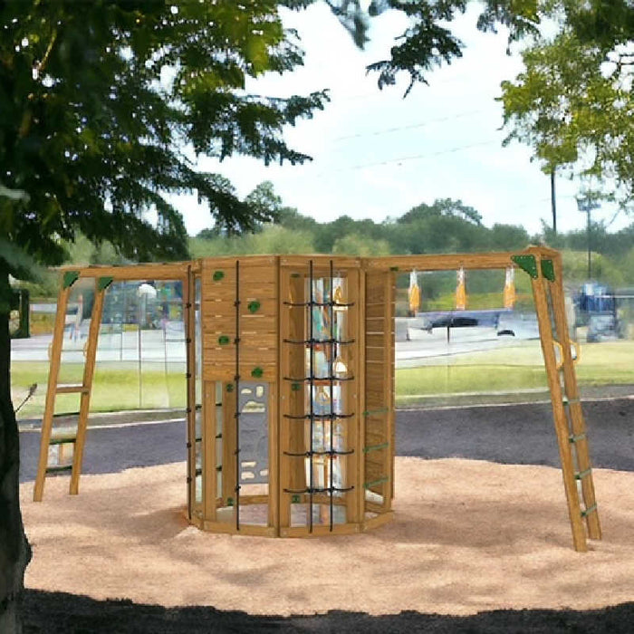 Playstar Cliff Hanger Silver Outdoor playset