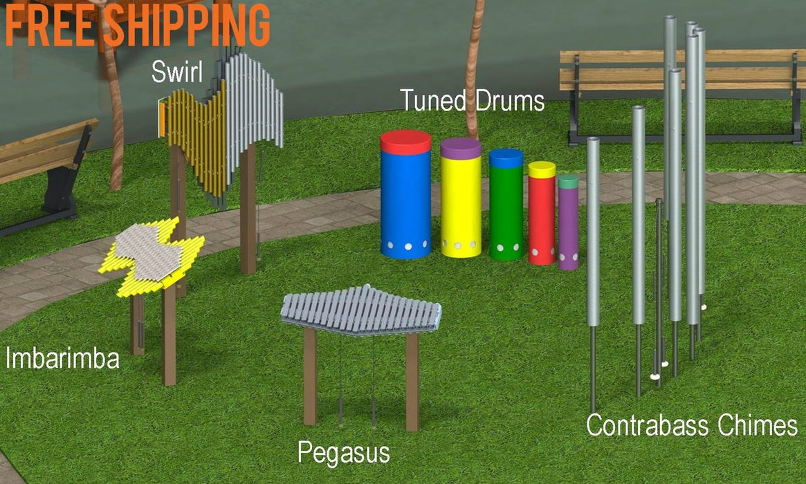 Premium Collection Outdoor Musical Park Instrument - Freenotes Harmony Park