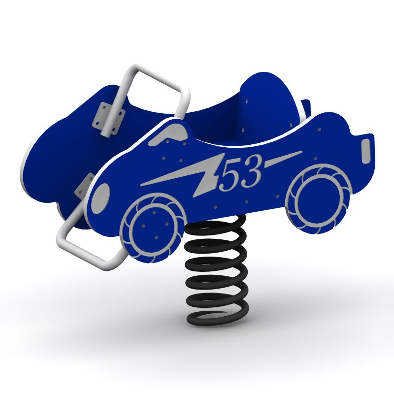 Childforms Single Seat Race Car Sping Rider SPR-00009 — Playground Emporium