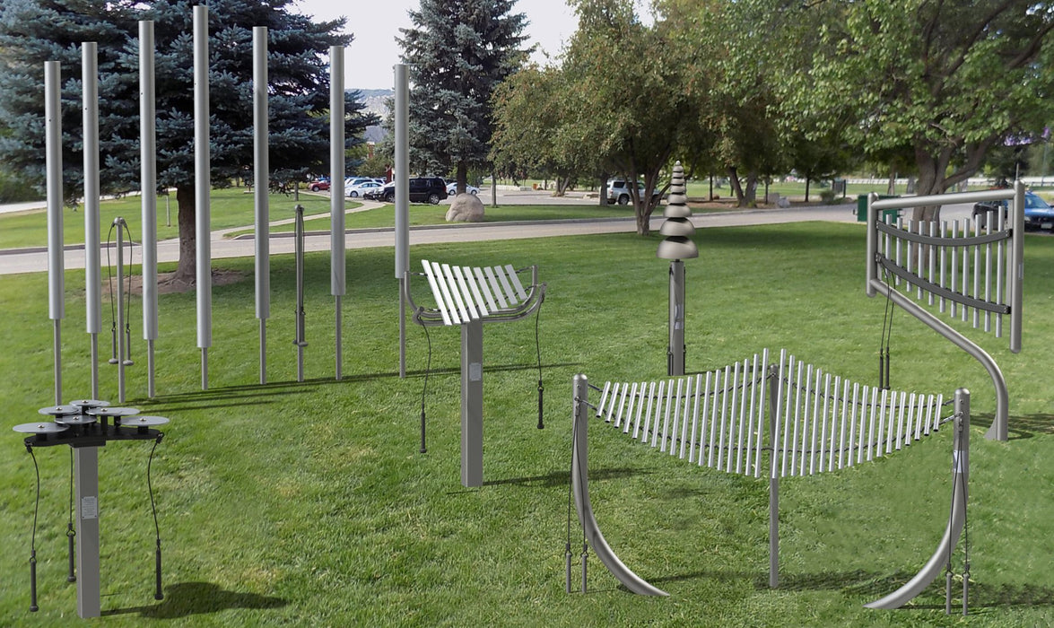 Sculptural Collection Outdoor Musical Park Instrument - Freenotes Harmony Park